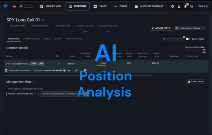 AI Option Position Analysis Tutorial